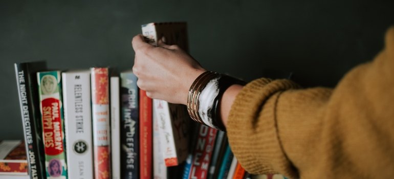 Store your book collection carefully