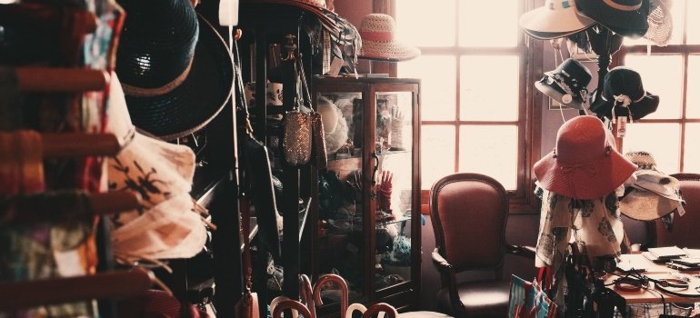 A cluttered room