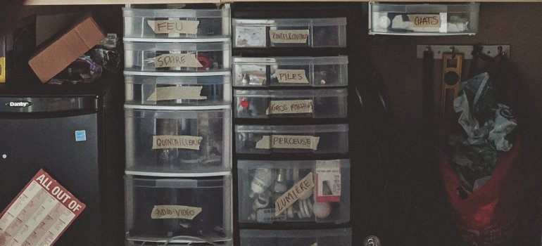 Clutter in the garage