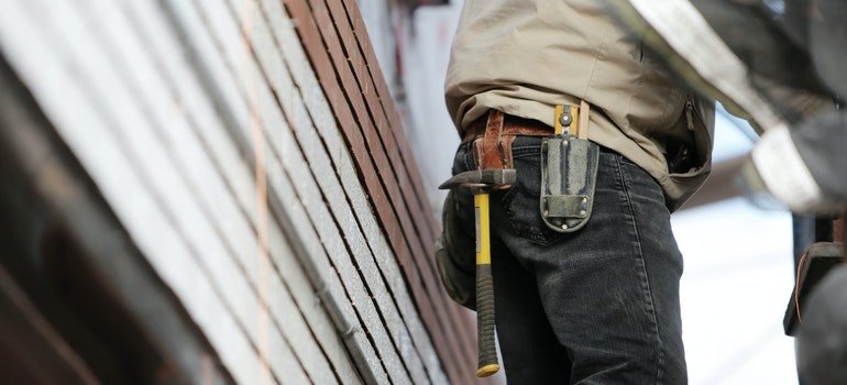 handyman with hammer