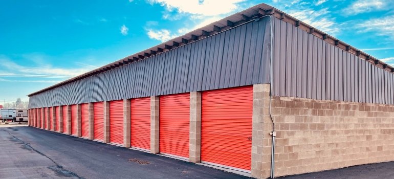 Storage units ready for use