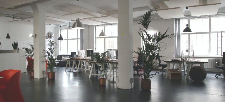 working place ready for you to start packing up your office in NYC