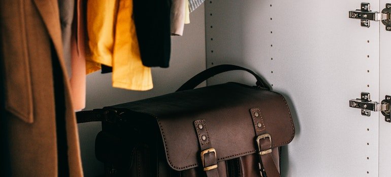 Clothes and a bag