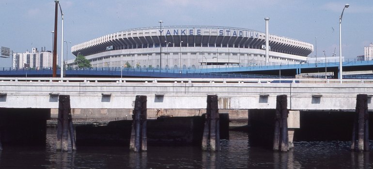 a Yankee stadium in Bronx