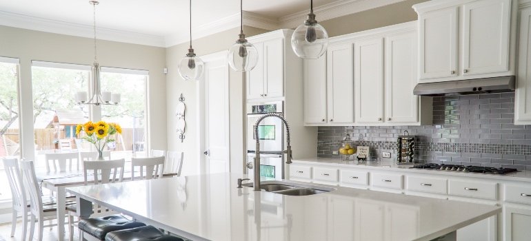 A modern kitchen