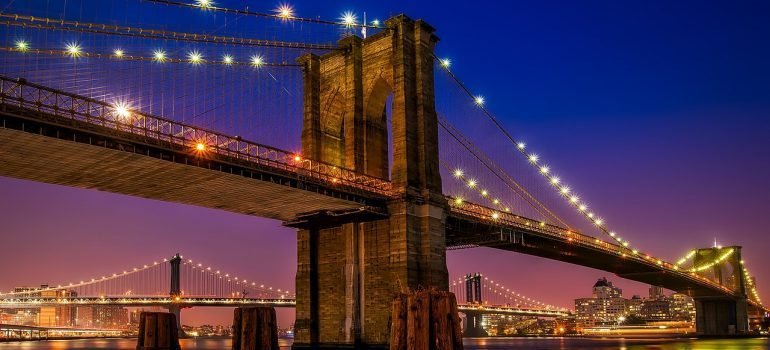 Brooklyn Bridge at night