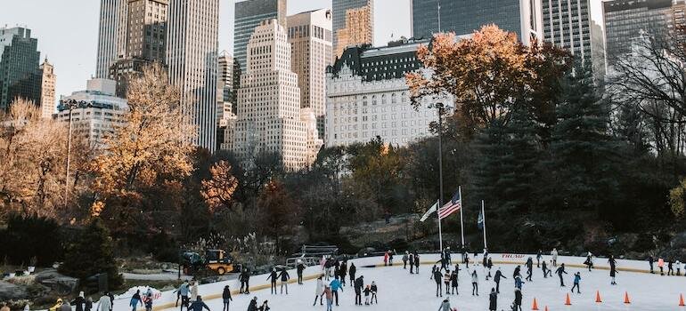 Ice skating is among the things to do in NYC this December