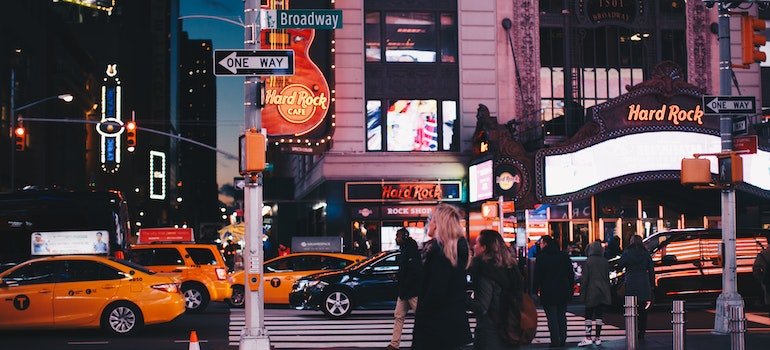 People on the streets of NYC