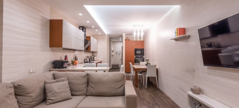 Picture of a well-organized small apartment