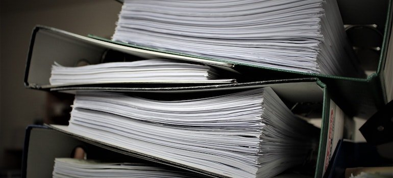One of the best techniques for storing office documents is to save them in separate register