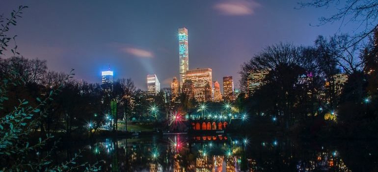 New York City at night