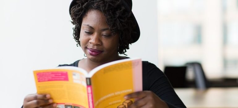 A student reading about what to do with your car over summer break