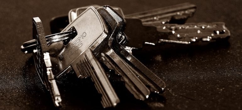 Keys on the counter