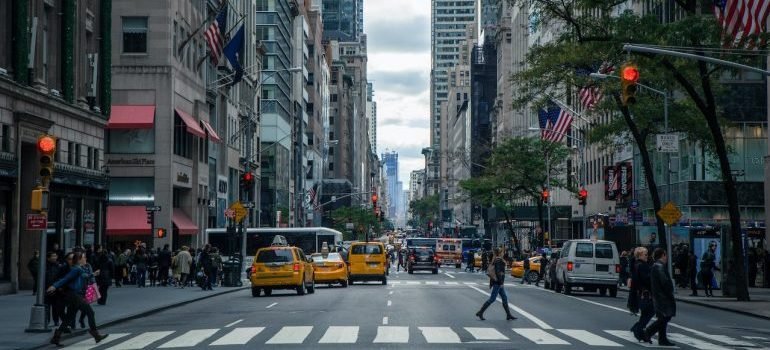 A street in one of NYC neighborhoods to watch