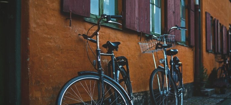 Picture of a bicycles that need clever bicycle storage ideas for any space