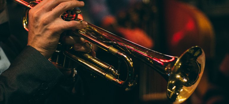 a person playing a jazz instrument
