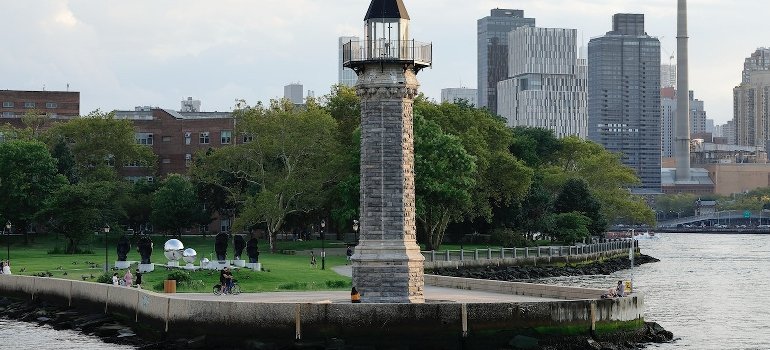 Blackwell Island Light in New York.