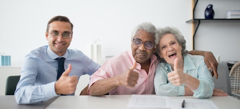 Satisfied customers showing thumbs up for the most reputable storage Lower Manhattan has to offer.