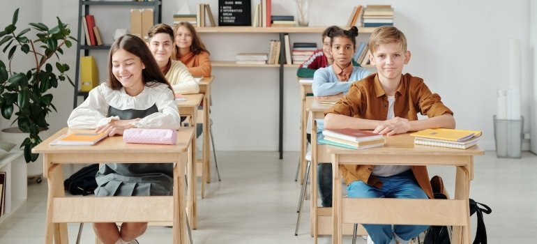 pupils in the classroom
