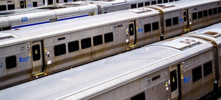 New York subway trains