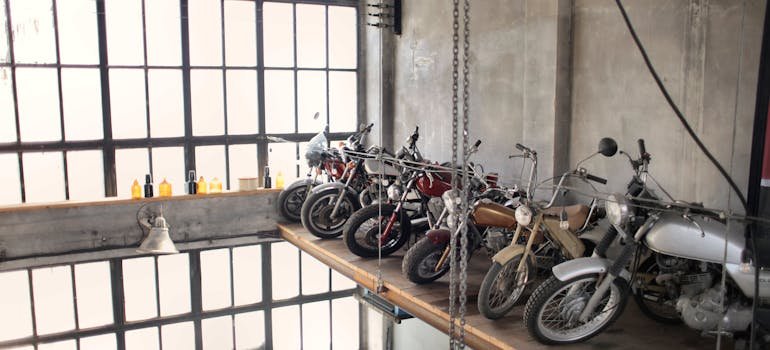 Motors securely stored in a facility, showcasing how can self storage improve your life by protecting valuable assets