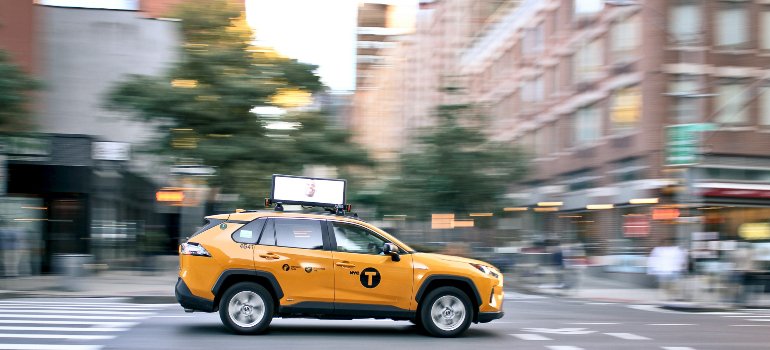 Taxi in Tribeca NY