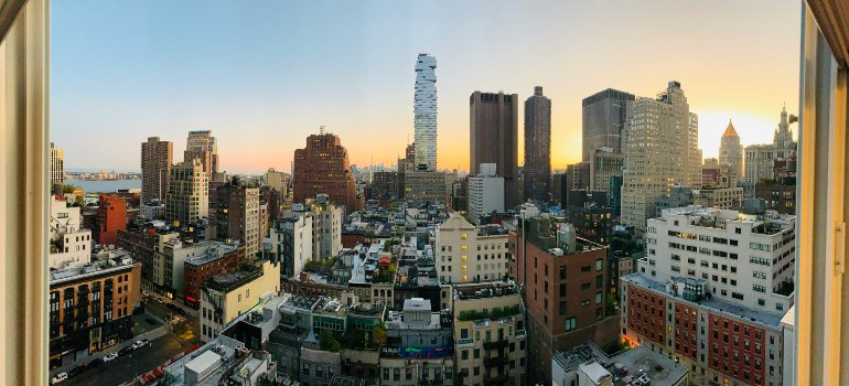 Tribeca area in NY
