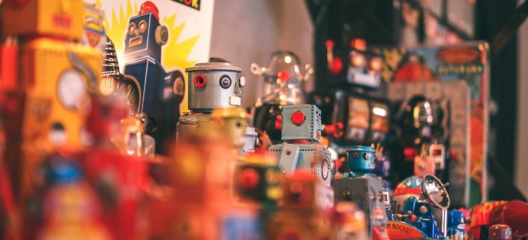 A collection of toys that can quickly disrupt the balance between collecting and hoarding.