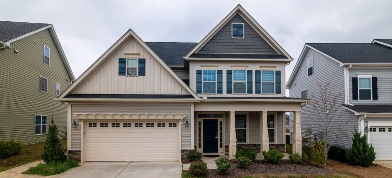 A house in the suburbs.