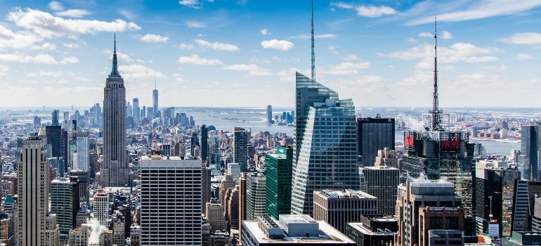 Manhattan cityscape.