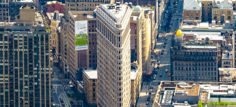 Manhattan living in downtown