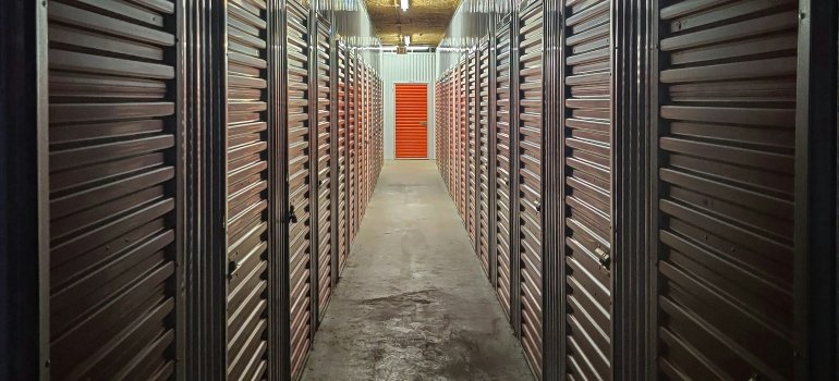 A corridor leading to storage Brooklyn NY units