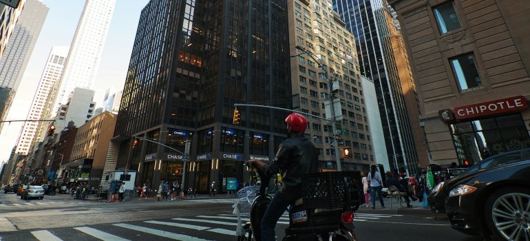 A street in NYC.