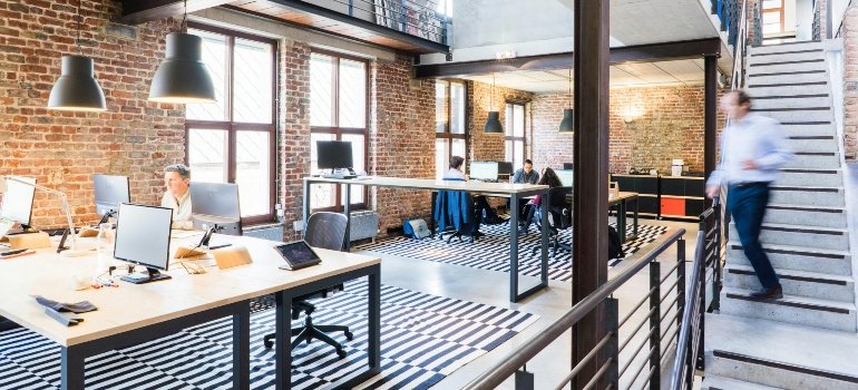 A well designed office.