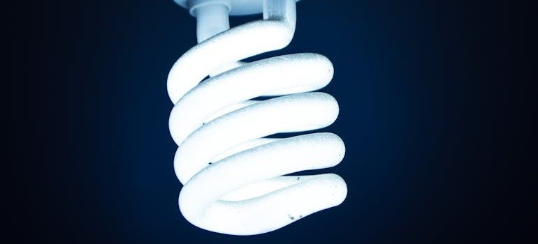 A CFL bulb.