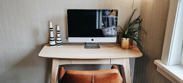 Apple Computer on Desk
