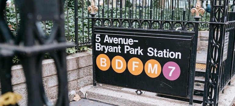 A subway station in NYC.