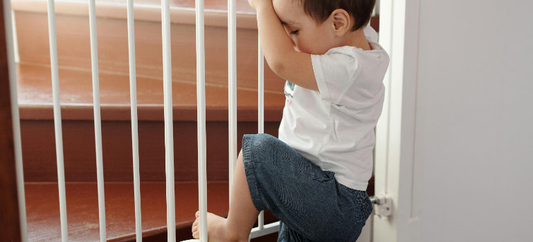 baby climbing