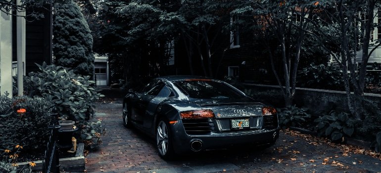 Photo of Audi Parked near Trees