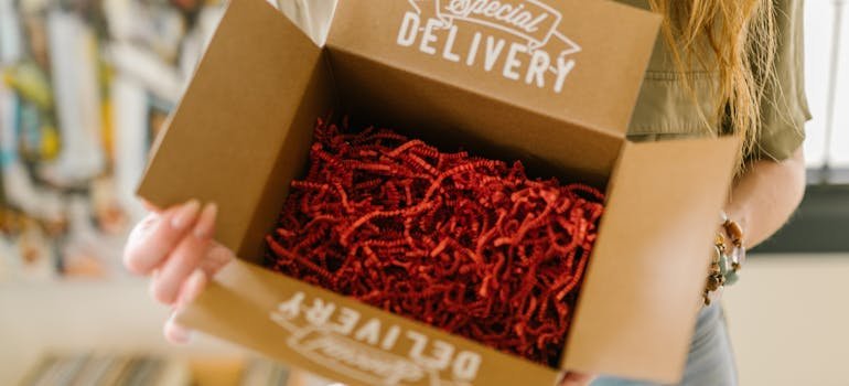 Delivery box as one of the storage solutions for event planners