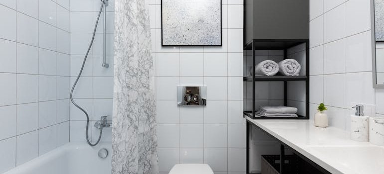 An interior of the toilet
