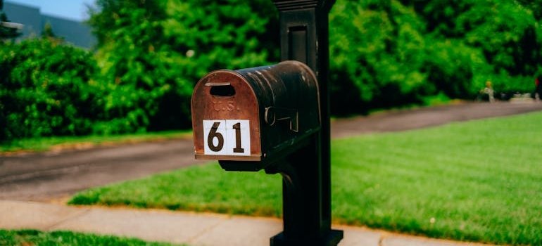 A mailbox on the street