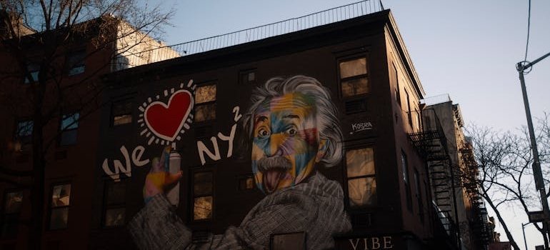 A mural in NYC