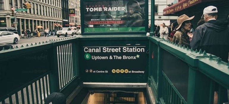 A subway station in NYC