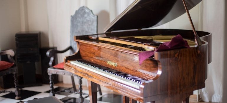 A grand piano