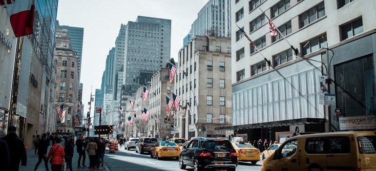 People on the street in NYC