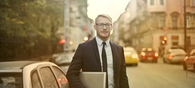 A man with the laptop