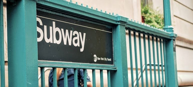 Subway sign