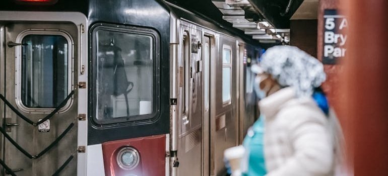 A train in NYC