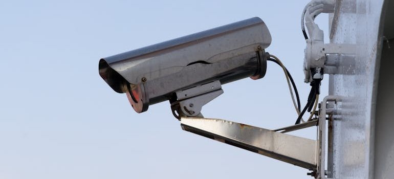 A security camera